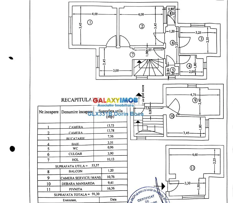Vanzare apartament 2 camere in vila cu dependinte (Gara de Nord) - foto 4