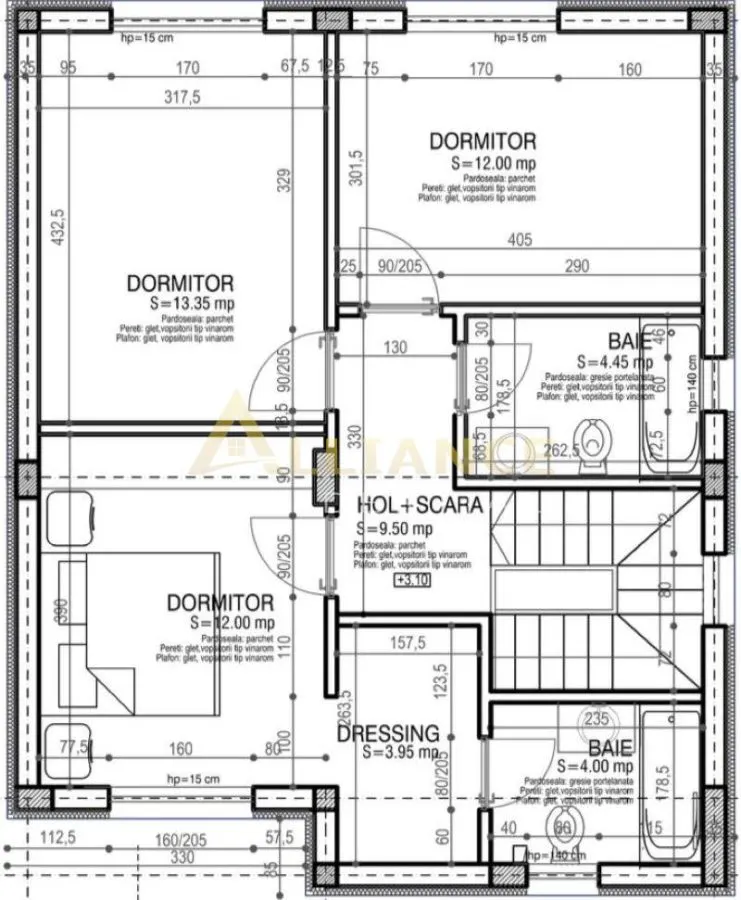 Casa individuala Popesti-Leordeni cu 5 Camere - 3 Bai - foto 19