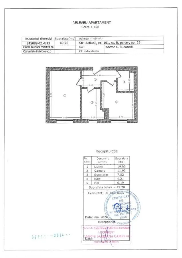 Vanzare 2 camere | Sos.Giurgiului-Berceni | 2024 |parter | Comision 0% - foto 13