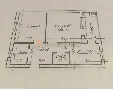 Apartament 2 camere - zona Frumoasa - Bd Poitiers - foto 9