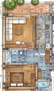 Apartament 2 camere, Giroc - Planetelor - foto 3