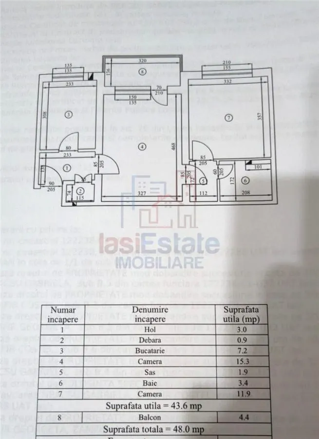Apartament 2 camere Podu Ros - foto 2