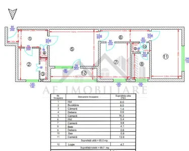 Apartament 3 camere Podu Ros - foto 2