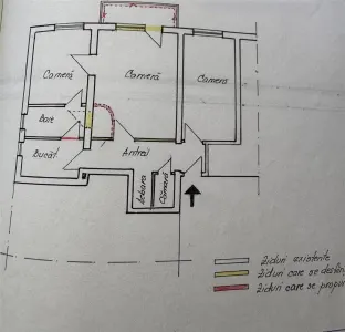 Apartament 3 camere , Semi- Central , Bloc Izolat - foto 7