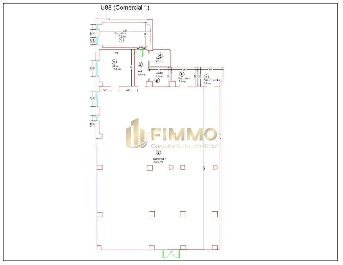 Spatiu Comercial | 320 mp | Suceava | Bloc Nou | |ID:1410 - foto 3