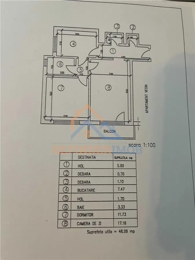 Apartament de vanzare cu 2 camere, zona Baba Novac - foto 6