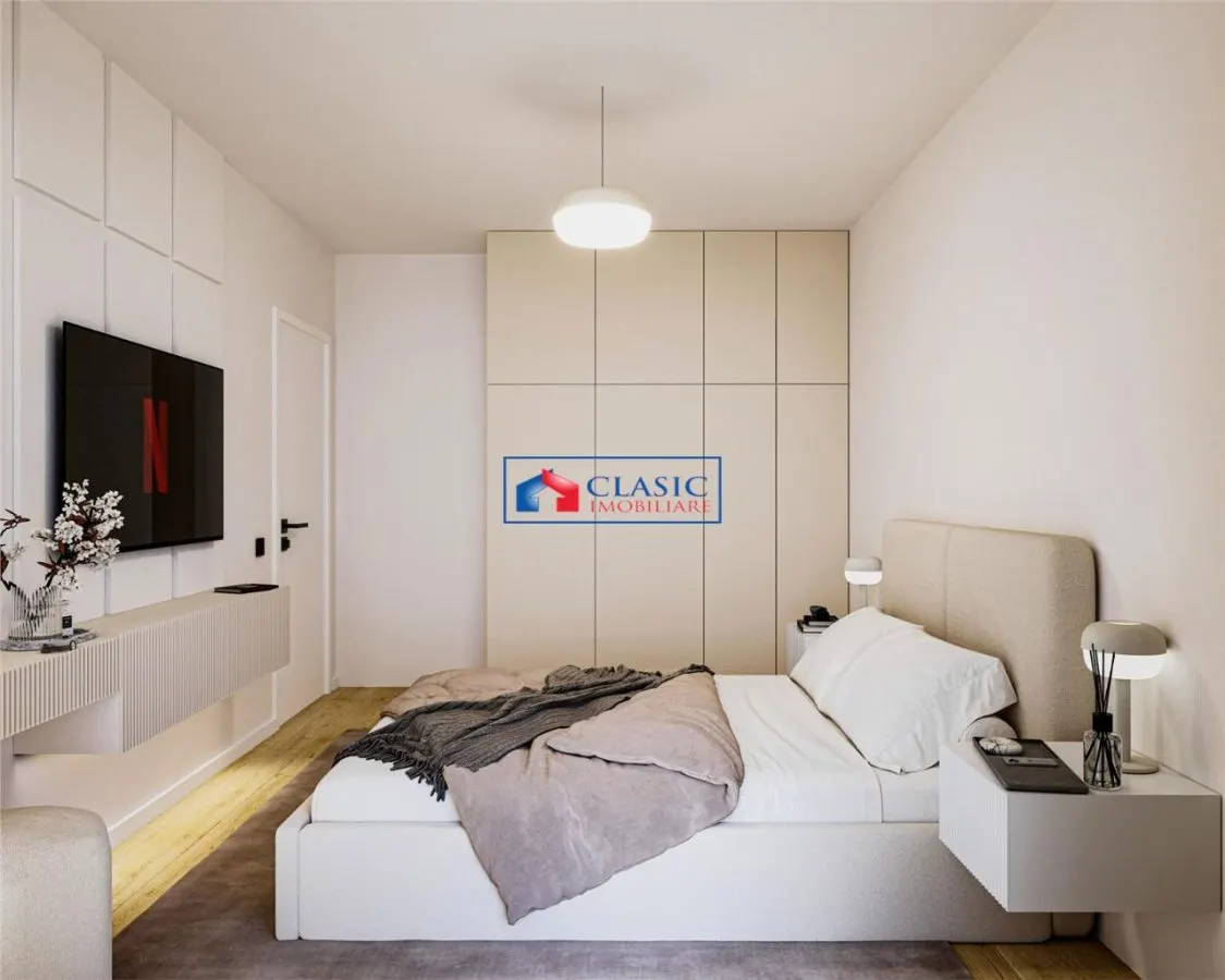 Vanzare apartament 2 camere modern bloc nou in Floresti- zona Mega Image Razoare - foto 8