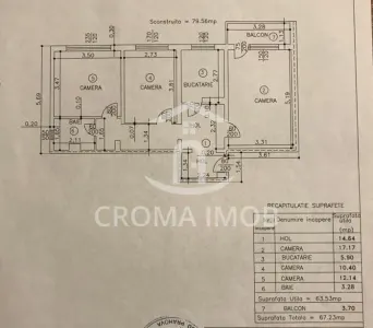 Vanzare apartament 3 camere, Ploiesti , zona Vest - foto 14