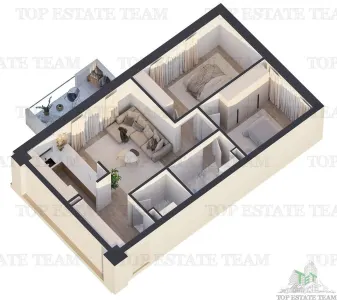 Apartament 3 camere bloc modern Rahova - foto 3