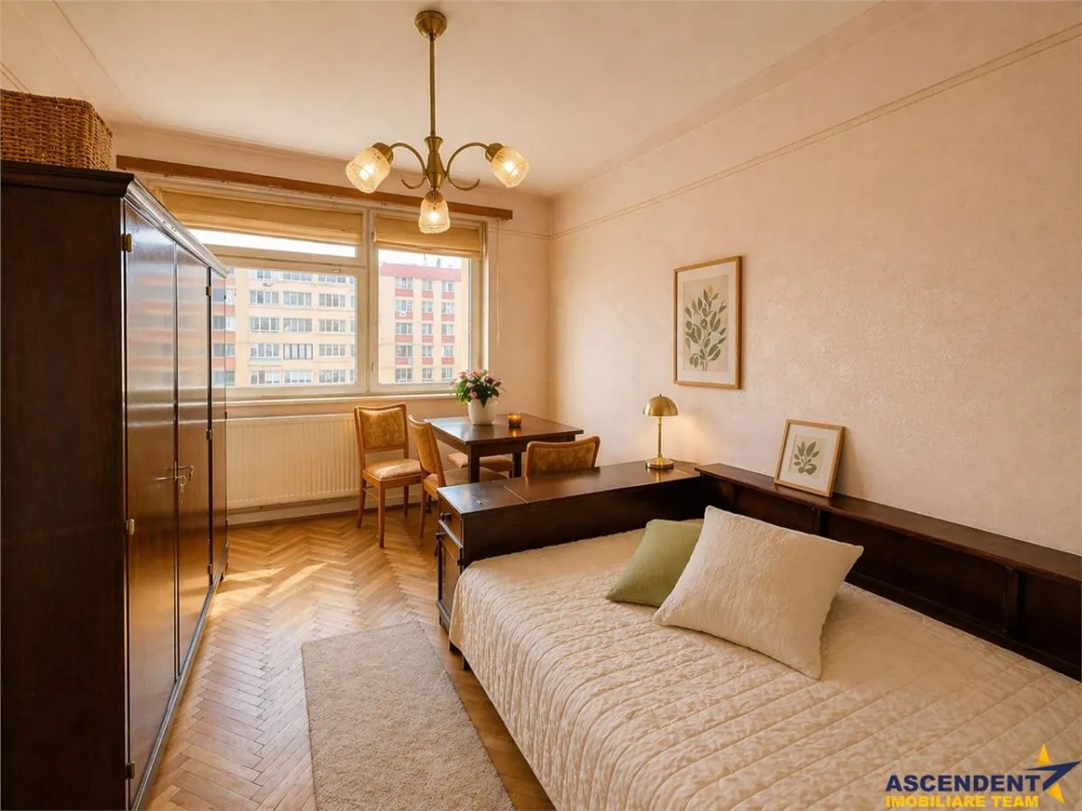 Apartament structura frumoasa, doua balcoane, incadrare spatiu verde, Garii - foto 5