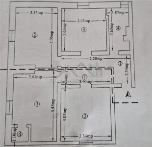 Apartament cu 3 camere de vanzare - foto 14