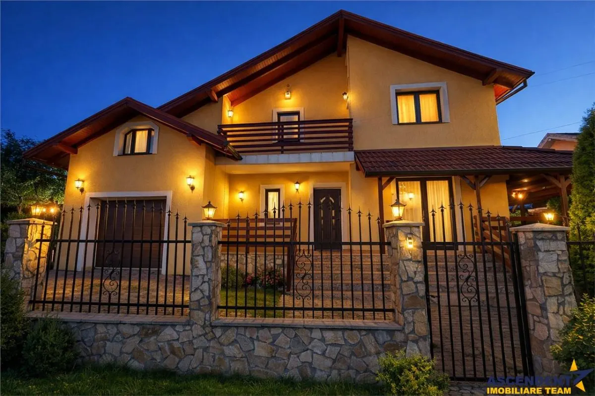 Casa rafinata,incantare peisagistica,garaj,securizare,Corunca, Mures: 3D&FILM! - foto 1
