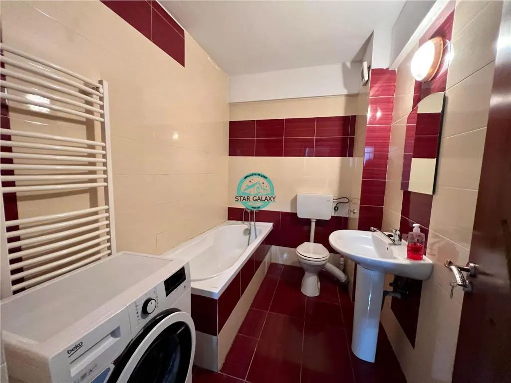 Apartament 3 camere de inchiriat Dambu, complet mobilat, Bloc Nou - foto 7