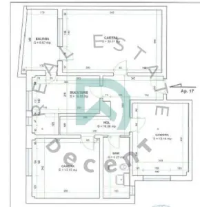 Apartament 3 camere, decomandat, Grivitei, Brasov - foto 20