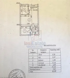 Garsoniera de vanzare zona Alexandru cel Bun - foto 8