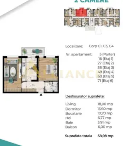 Apartament 2 camere decomandat [ 750m metrou Berceni] - foto 5