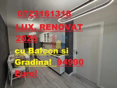 RATE! RENOVAT! Ap.3 cam, cort 1, decomandat, Dorobanti, parter cu balcon - Braila