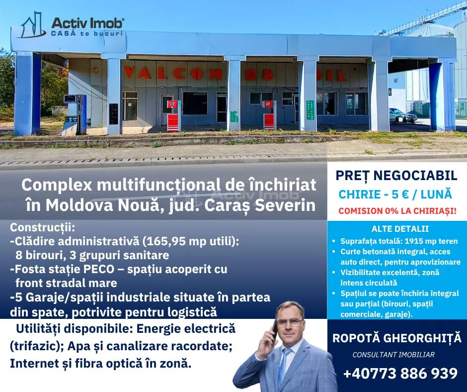 2 Complexuri multifunctionale de inchiriat â€“ ultracentrale Moldova Noua - foto 7
