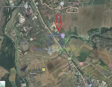 Doua hale in suprafata de 357  mp respectiv 475 mp si 5423 mp teren intravilan in Isalnita - Isalnita