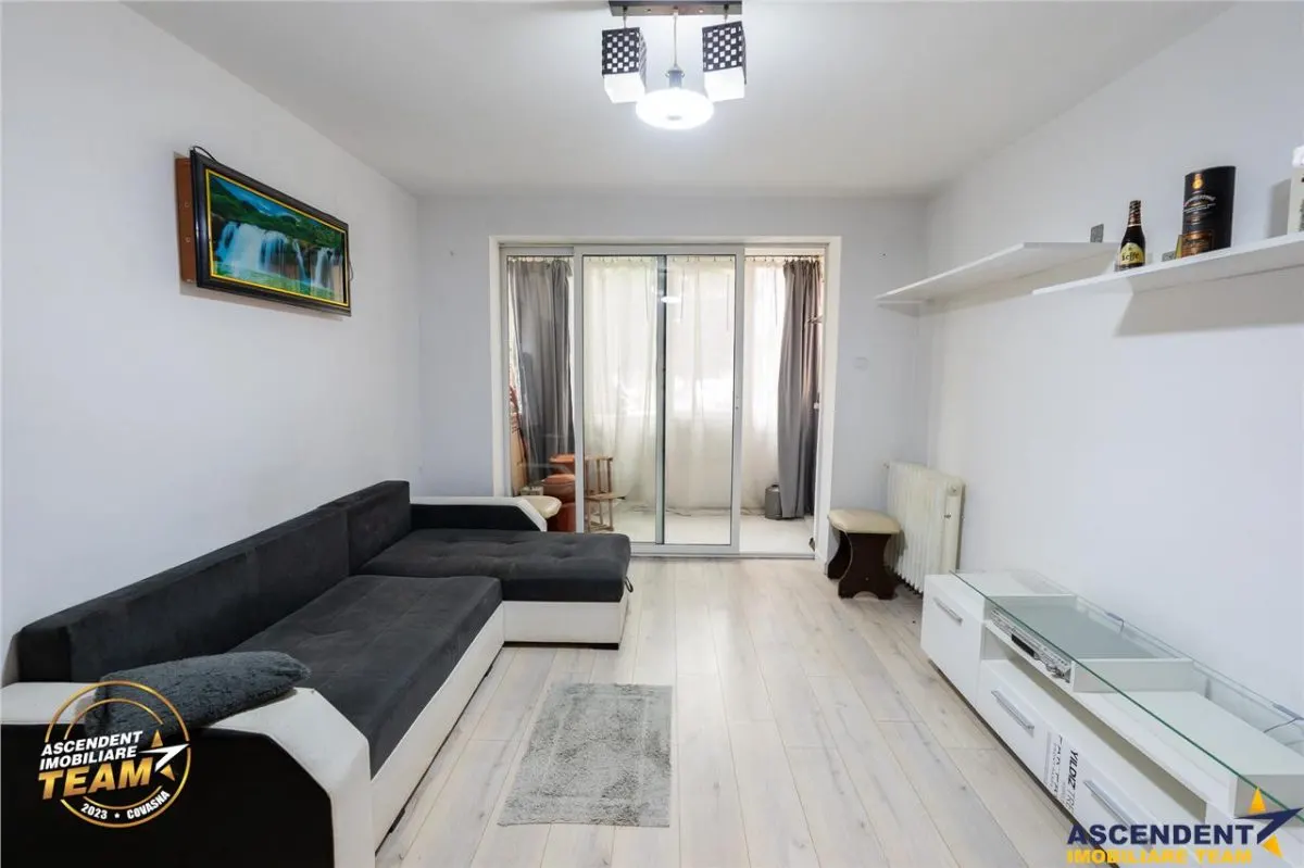 Apartament 2 camere, echipat, balcon, areal cu atmosfera linistita, Central, Covasna. - foto 15