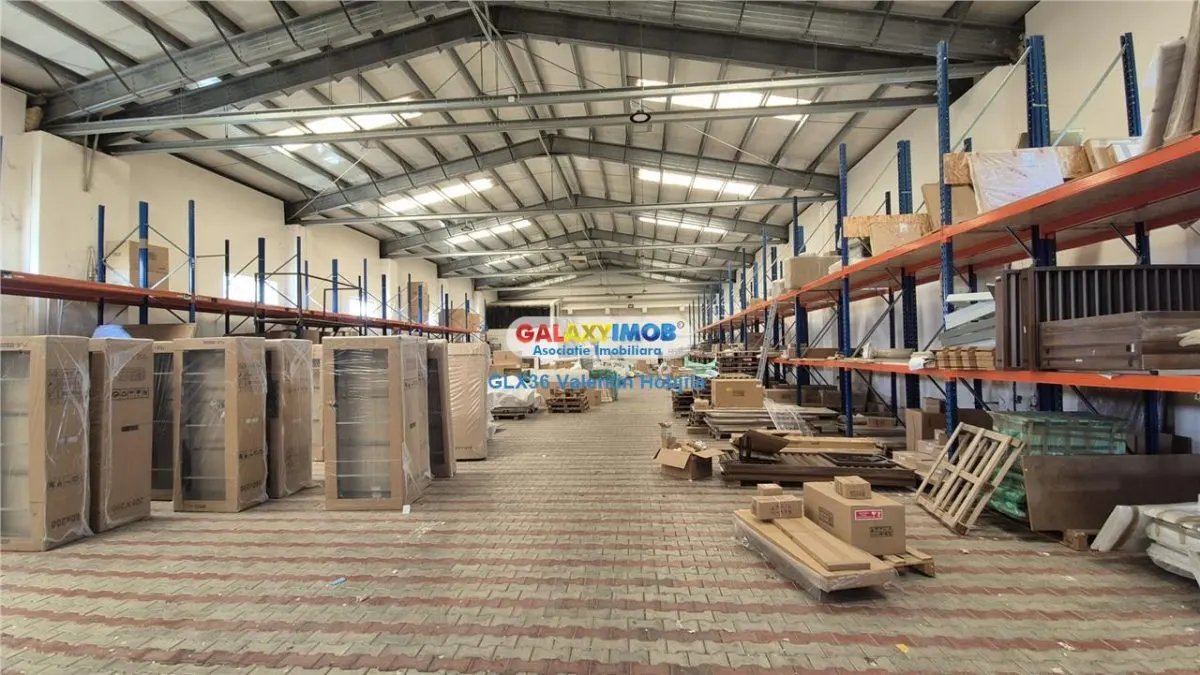 Spatiu logistic Dn 1 Otopeni Snagov 2400 mp showroom si depozitare - foto 1