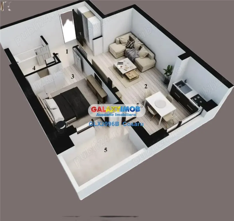 APARTAMENT 3 CAMERE DE INCHIRIAT RAHOVA DREAM  RESIDENCE - foto 1